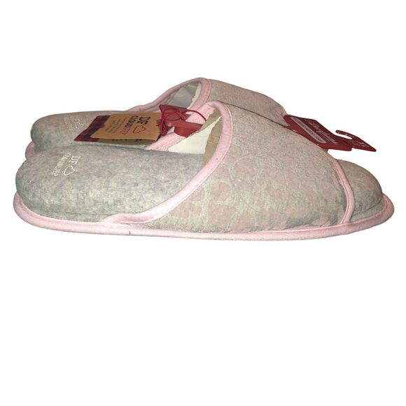 Dearfoams Cloud Step Slippers Women’s XL 11-12 Slide Chalk Pink Washable Comfort - Picture 11 of 13